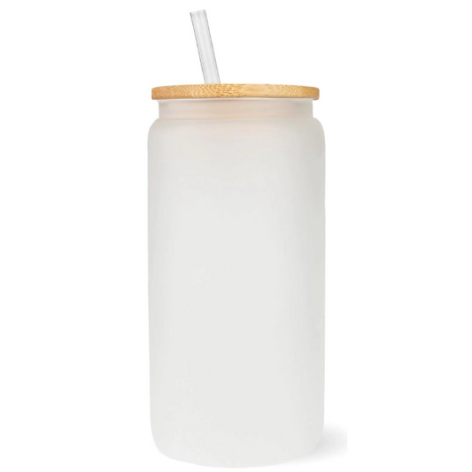 Cain Center 16 oz. Frosted Glass "can"
