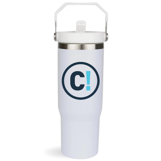 Cain Center 22 oz Everyday flip-straw tumbler