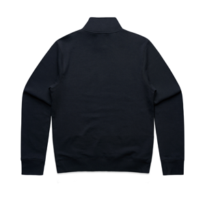 Navy Half-zip Crewneck Sweater